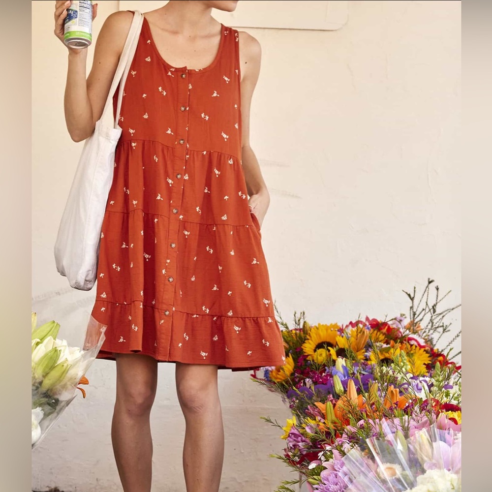 Toad&Co Manzana Tiered Sleeveless Dress
